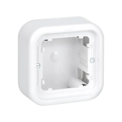 Low surface box for 1 white element Simon 31 with reference 31750-30 from the brand SIMON