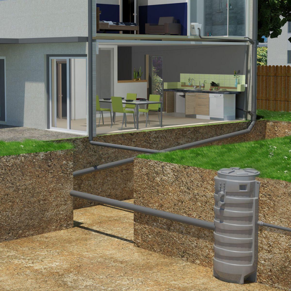 Estação de bombeamento SFA Sanifos 1300 2GR SP S - Versão trituradora com referência 009FOS1300TM à marca SFA SANITRIT