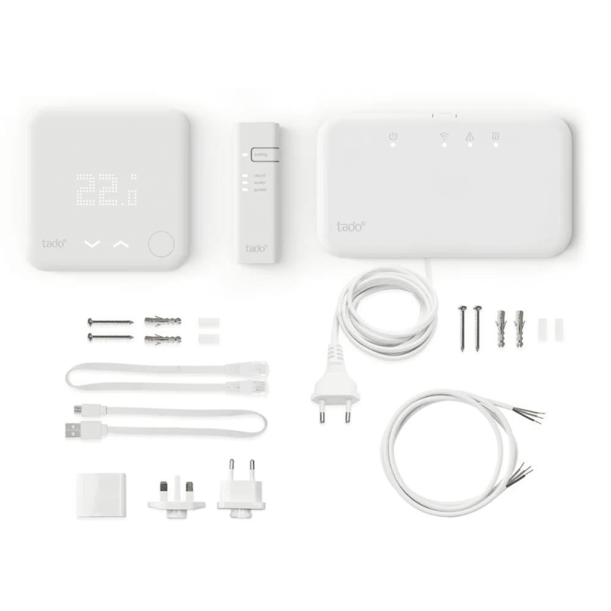 Kit inicial de termostato inteligente sem fio TADOº V3+ com Wi-Fi e APP com referência ST KIT W V3 + à marca TADOº
