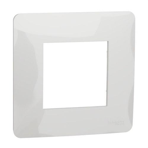 Moldura de 1 elemento branco polar New Unica Studio com referência NU200218 à marca SCHNEIDER ELECTRIC