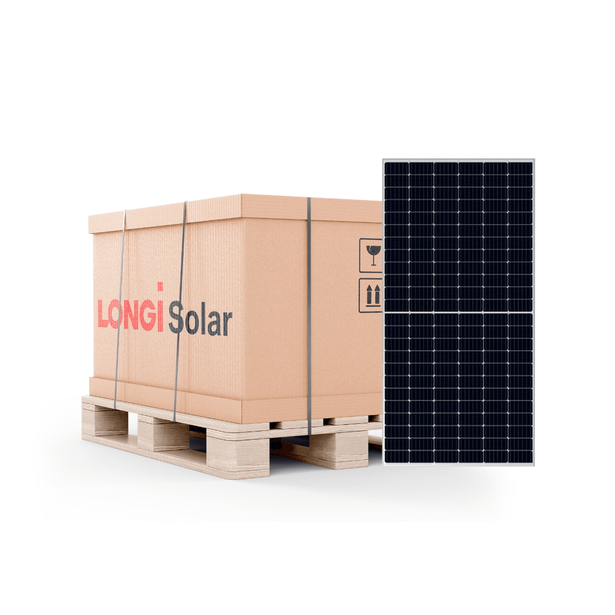 Pack 31 Painel solar de 550W Longi HI-MO5m LR5-72HPH-550M com referência LR5-72HPH 550WP à marca LONGI