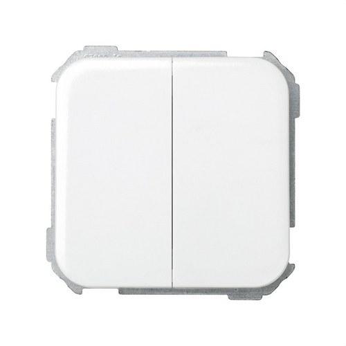 Conjunto de 2 interruptores com sistema de ligação rápida branco Simon 31 com referência 31398-30 à marca SIMON