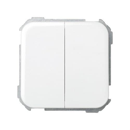 Set of 2 switches with quick terminal system white Simon 31 with reference 31398-30 from the brand SIMON