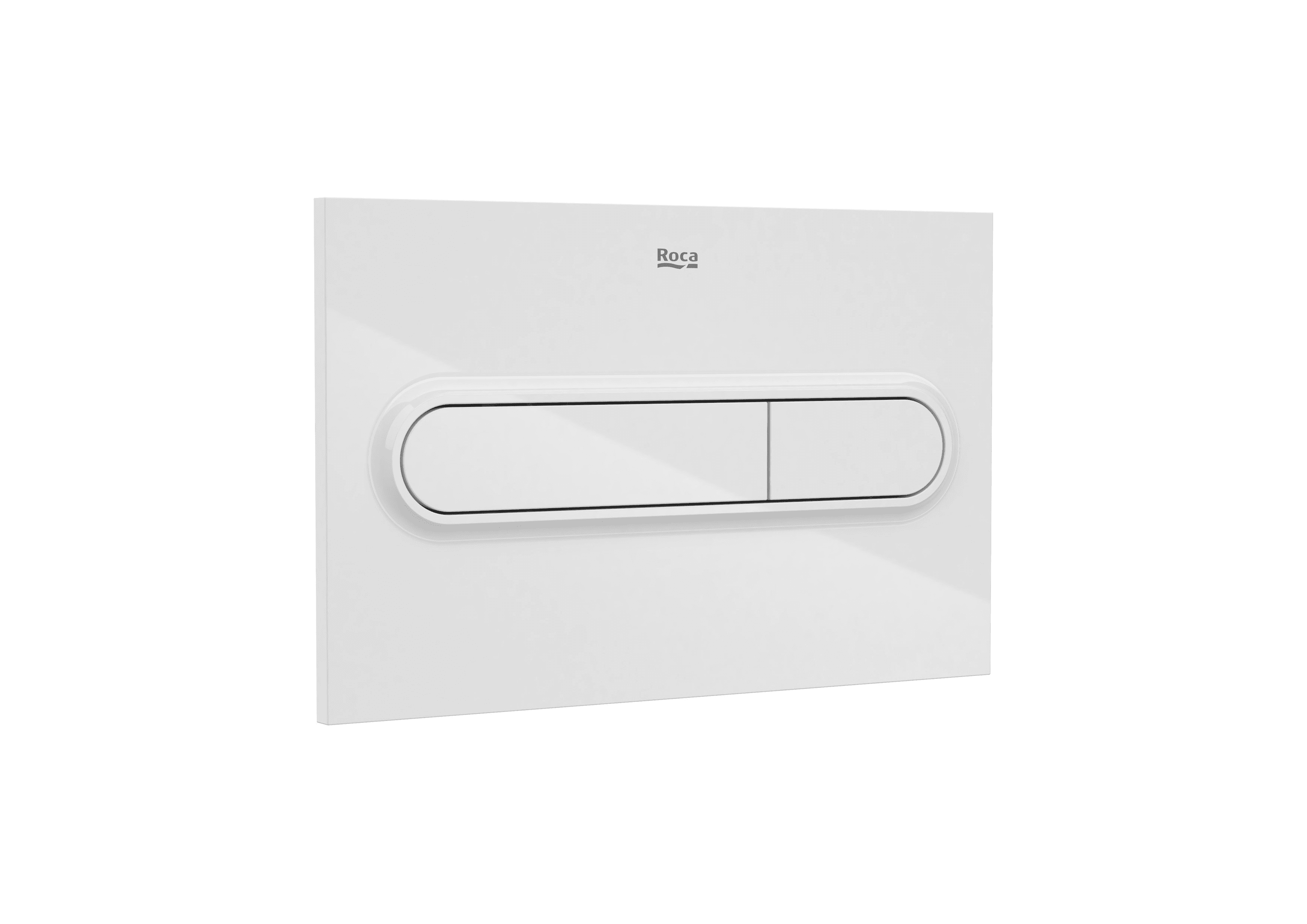 Placa de acionamento com descarga dupla branco Roca In-Wall PL1 Dual com referência A890195000 à marca ROCA