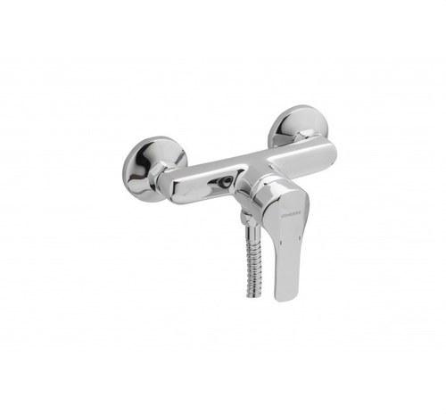 Torneira de chuveiro monocomando com kit Genebre K8 cromado com referência 60110 28 45 66 à marca GENEBRE