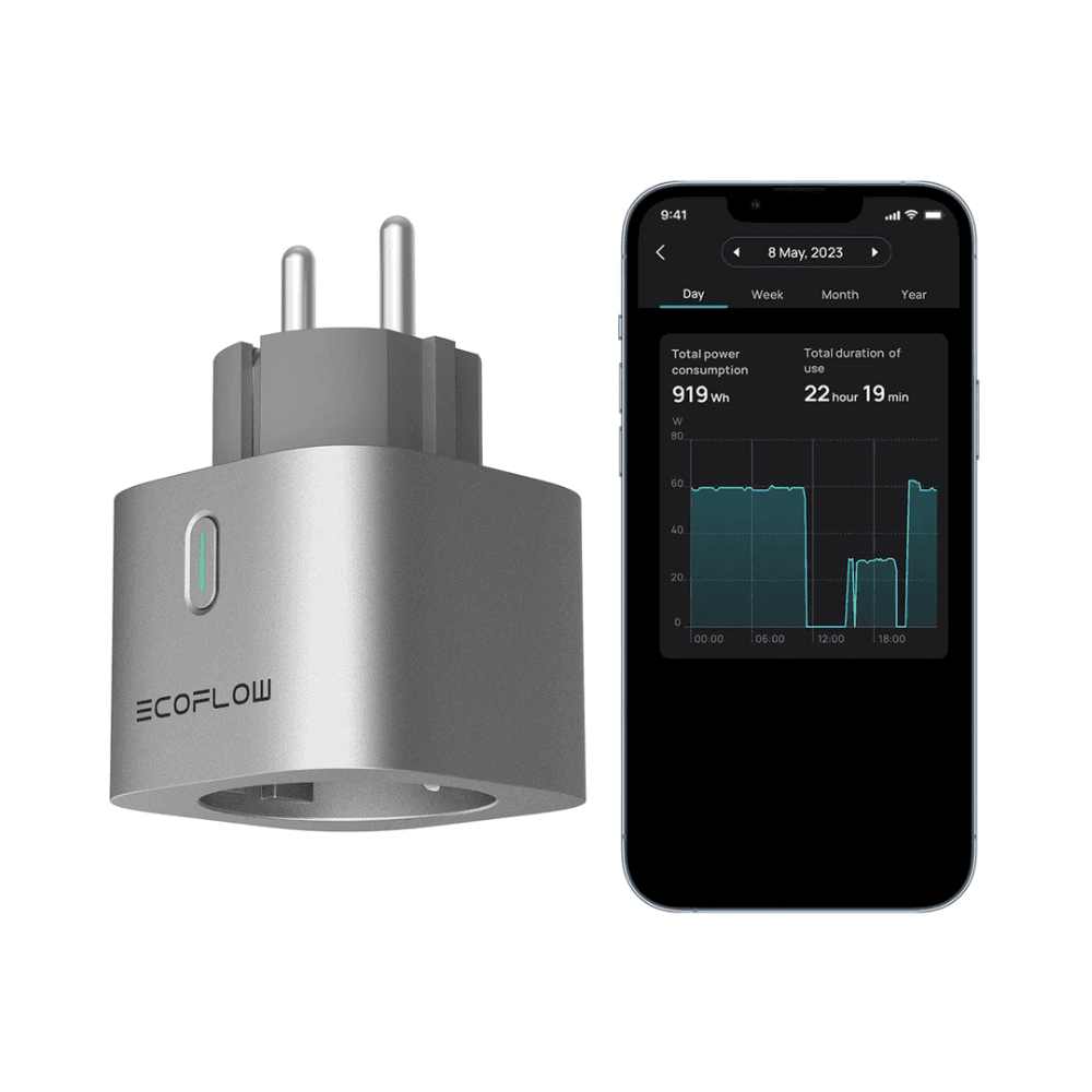 Tomada inteligente com medição de consumo EcoFlow Smart Plug