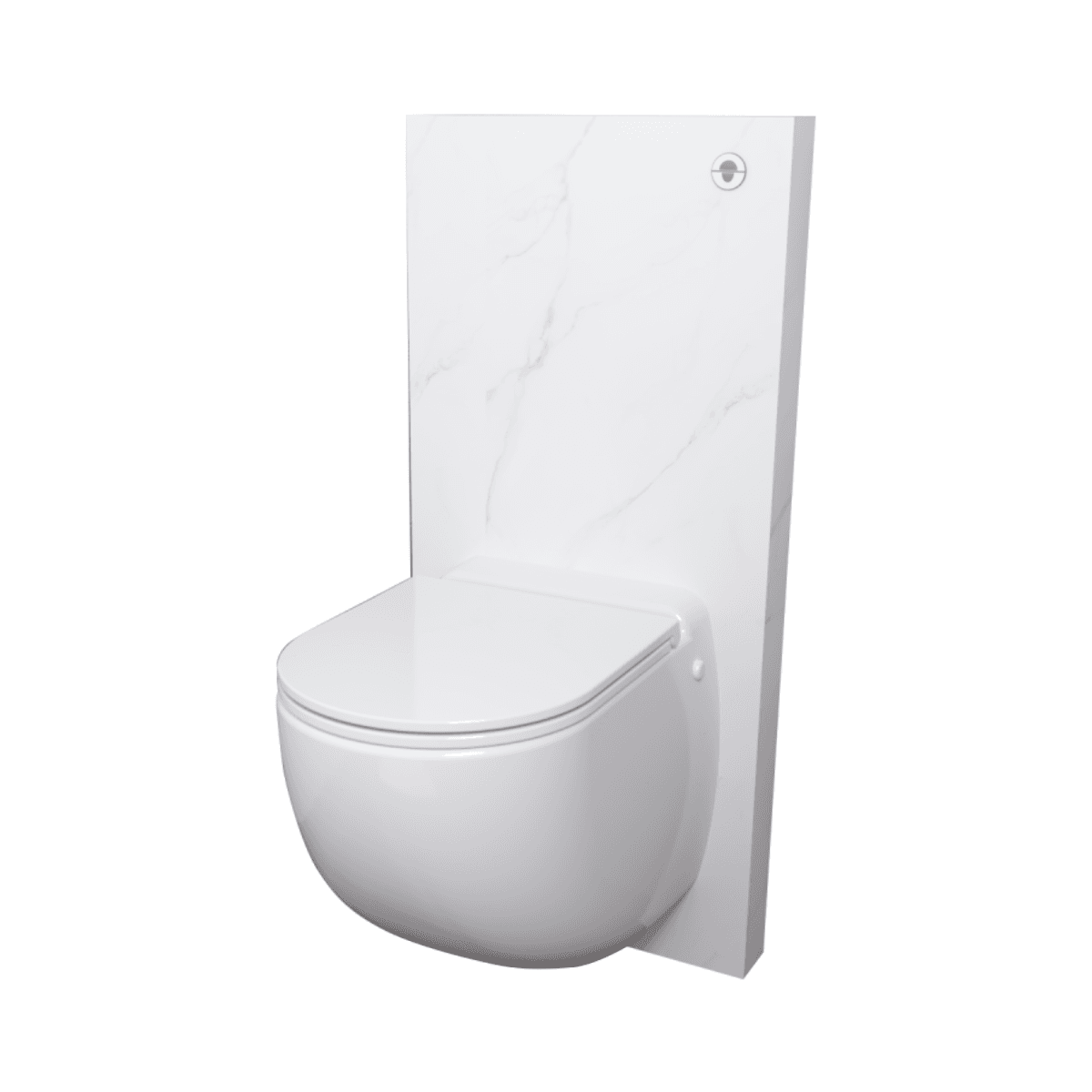 Solução completa vaso sanitário suspenso com triturador SFA Sanicompact Comfort Style - Mármore de Carrara com referência C72LVCPLUSAMC à marca SFA SANITRIT
