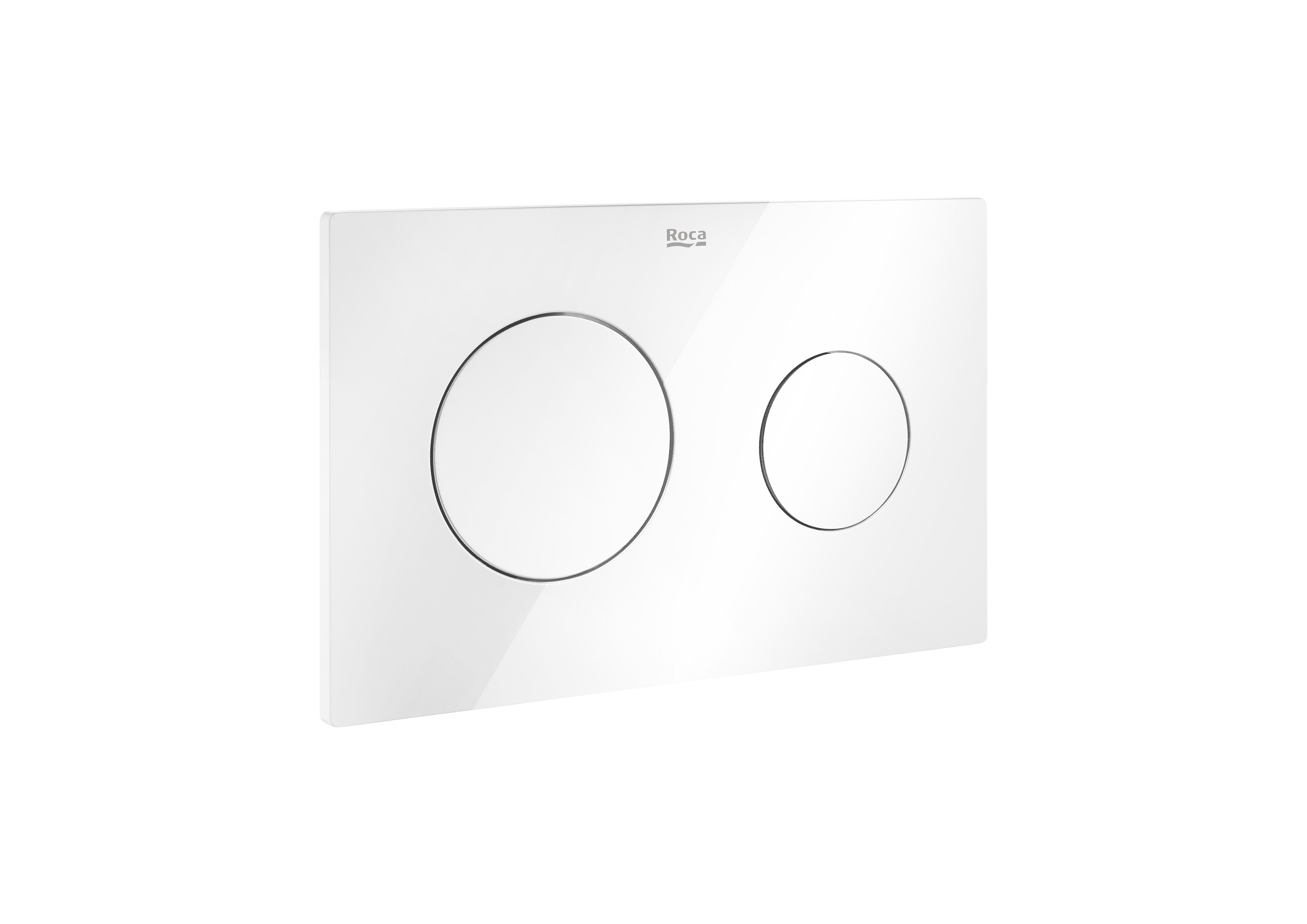 Placa de acionamento com descarga dupla branco Roca In-Wall PL10 Dual (One) com referência A890189000 à marca ROCA