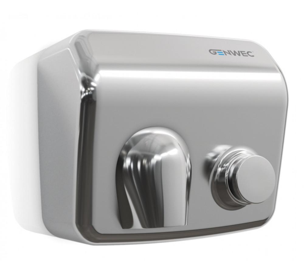 Secador de mãos com sensor eletrónico Classicflow inox brilhante manual com referência GW01 26 04 02 à marca GENWEC