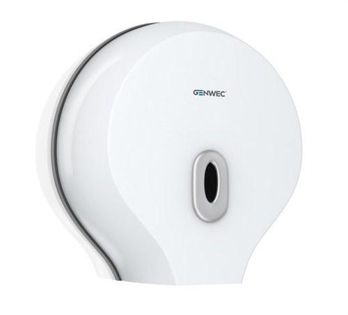 Dispensador de papel higiénico jumbo ABS branco com referência GW03 19 01 00 à marca GENWEC
