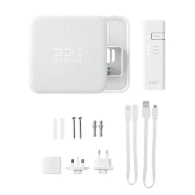 Termostato inteligente com fio Tado V3+ - Kit inicial com referência ST KIT V3+ à marca TADO