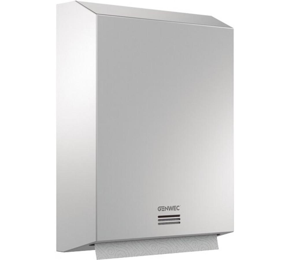 Dispensador de papel toalha grande inox 304 acetinado com referência GW03 05 04 01 à marca GENWEC