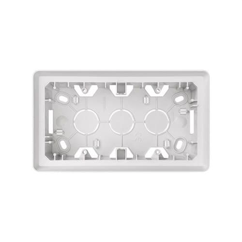 Surface box for 2 elements white Simon 82 with reference 8200760-030 from the brand SIMON