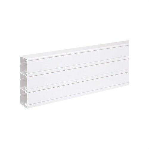 Canal PVC de 2m 185x55mm com 3 compartimentos para funções K45 cor branca com referência TK12143/9 à marca SIMON