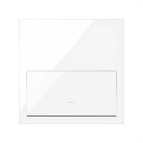 Front horizontal kit for 1 element with 1 bright white key Simon 100 with reference 10020101-130 from the brand SIMON