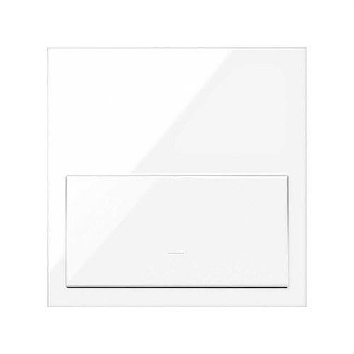Kit frontal horizontal para 1 elemento com 1 tecla branco brilhante Simon 100 com referência 10020101-130 à marca SIMON
