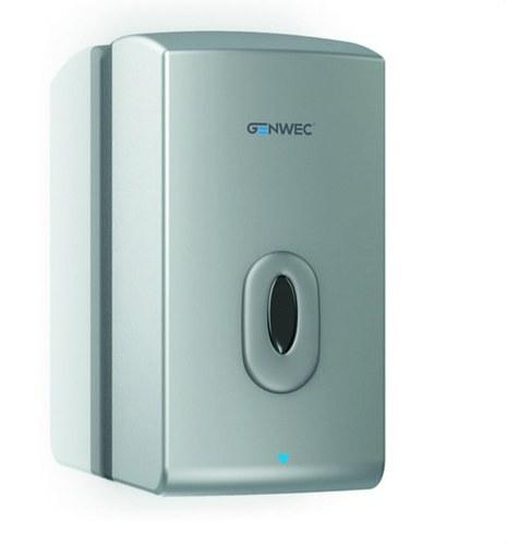 Distribuidor automático de sabão de 1100ml ABS prateado com referência GW04 14 01 04 à marca GENWEC