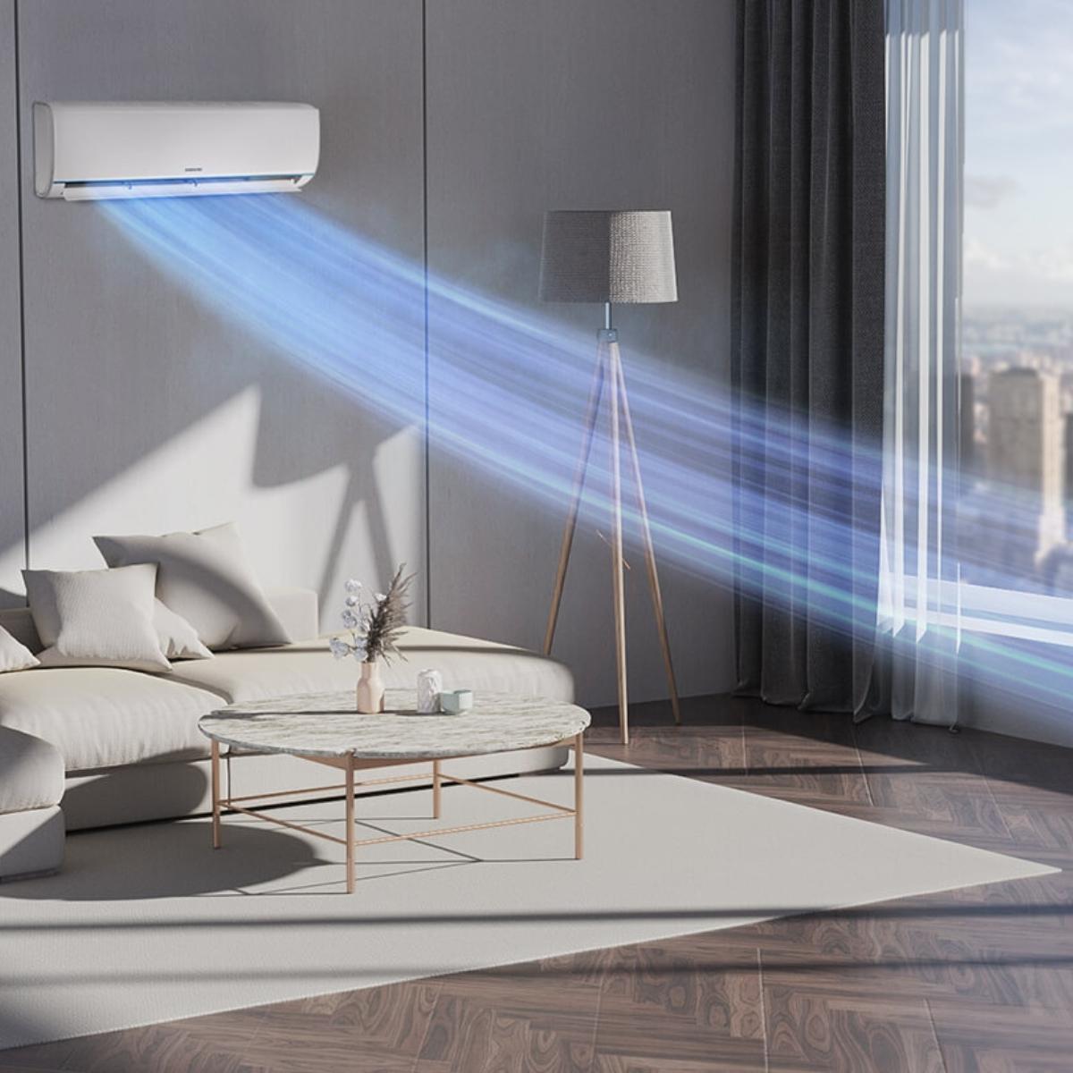 Ar condicionado Samsung AR35 2,6 kW 9000 BTU com referência F-AR09ART à marca SAMSUNG