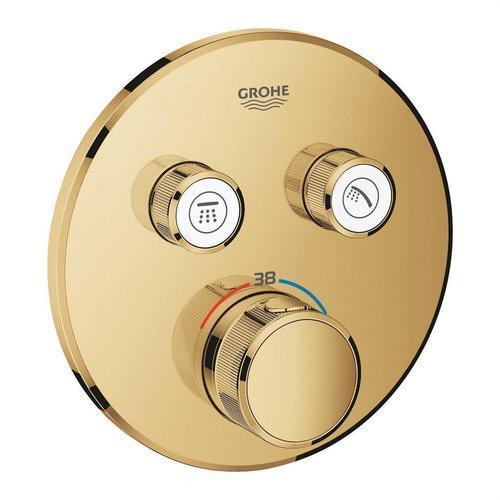 Termóstato embutido com 2 manípulos Grohtherm SmartControl - Cool sunrise com referência 29119GL0 à marca GROHE