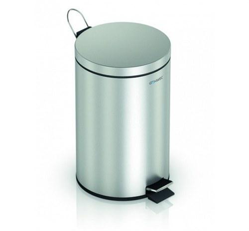 Papeleira com pedal de 5L inox acetinado com referência GW06 02 04 01 à marca GENWEC