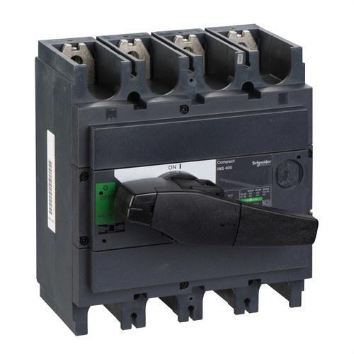 Interruptor seccionador Interpact INS400 4 P 400 A com referência 31111 à marca SCHNEIDER ELECTRIC