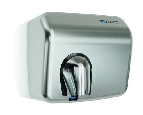 Secador de mãos com sensor eletrónico Classicflow inox acetinado automático com referência GW01 25 04 01 à marca GENWEC