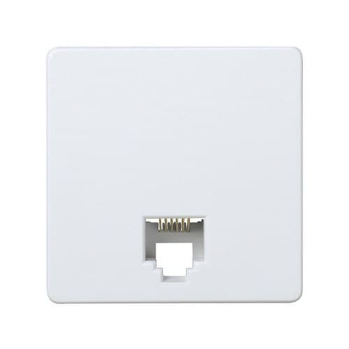 Telephone socket with 6 RJ11 contacts white Simon 27 Play with reference 27481-35 from the brand SIMON