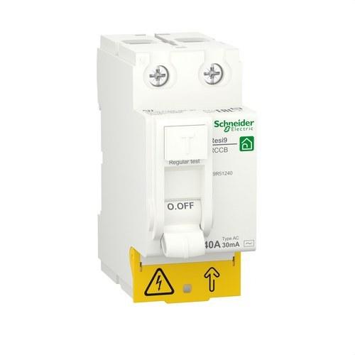 Diferencial RESI9 2P 40A 30mA Classe AC com referência R9R51240 à marca SCHNEIDER ELECTRIC