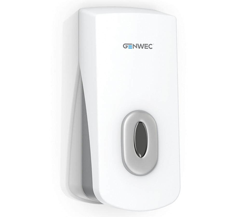 Dispensador de sabonete 1000ml ABS branco com referência GW04 12 01 00 à marca GENWEC