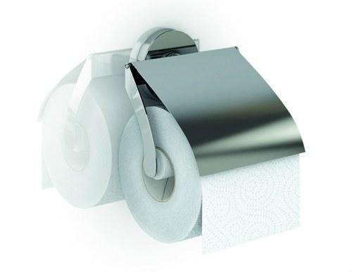 Porta-rolo de papel higiénico em zinco "Série Cartago" com referência GW05 07 05 02 à marca GENWEC