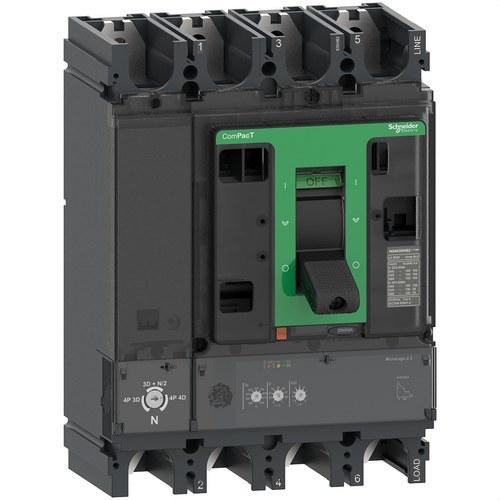 Disjuntor ComPacT NSX630N 50kA AC 4P4R 630A Micrologic 2.3 com referência C63N42D630 à marca SCHNEIDER ELECTRIC