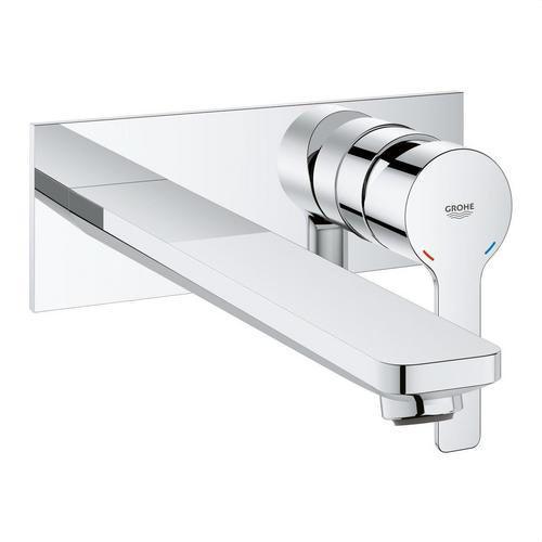 Torneira de lavatório de parede monocomando Grohe Lineare cromada 1/2" Tamanho L com referência 23444001 à marca GROHE