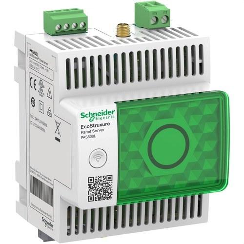 EcoStruxure Panel Server Advanced registrador de dados, concentrador sem fio e gateway Modbus a 24V DC com referência PAS800L à marca SCHNEIDER ELECTRIC
