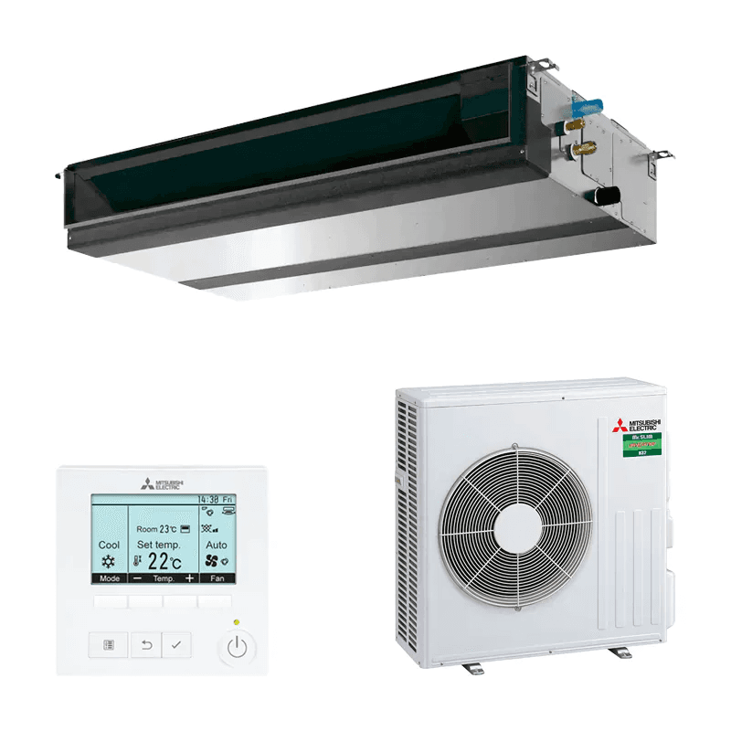 Ar condicionado duto Mitsubishi Electric MGPEZ-71VJA 7,1 kW 24000 BTU