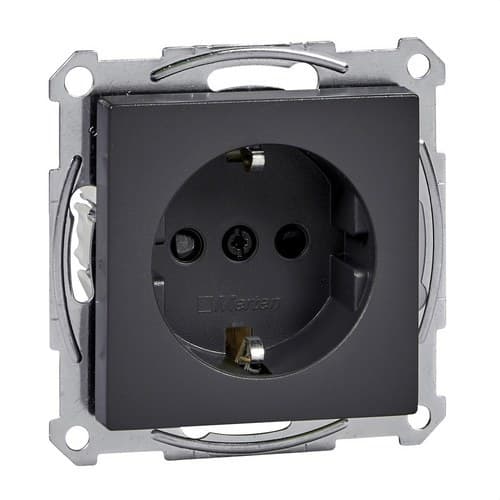 Complete Schuko Socket with Anthracite Mechanism Elegance with reference MTN2300-0414 from the brand SCHNEIDER ELECTRIC