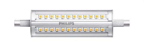 Lâmpada LED linear CorePro LEDlinear R7S 118mm 14-100W 840 D com referência 57881000 da marca PHILIPS