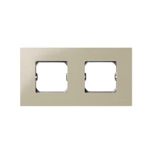 Compact frame for 2 elements ivory with frame Simon 27 Play with reference 2700620-031 from the brand SIMON