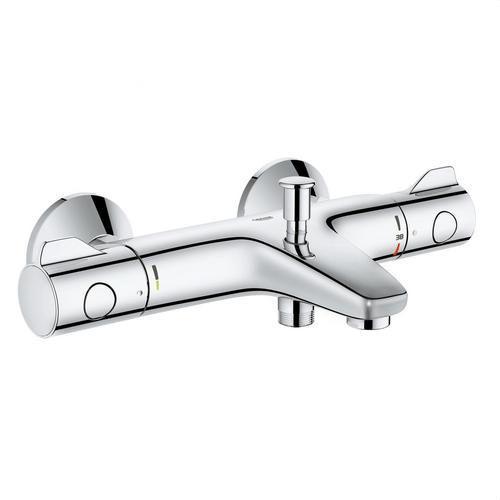 Misturadora termostática de duche e banheira 1/2" Grohe Grohtherm 800 cromado com referência 34567000 à marca GROHE