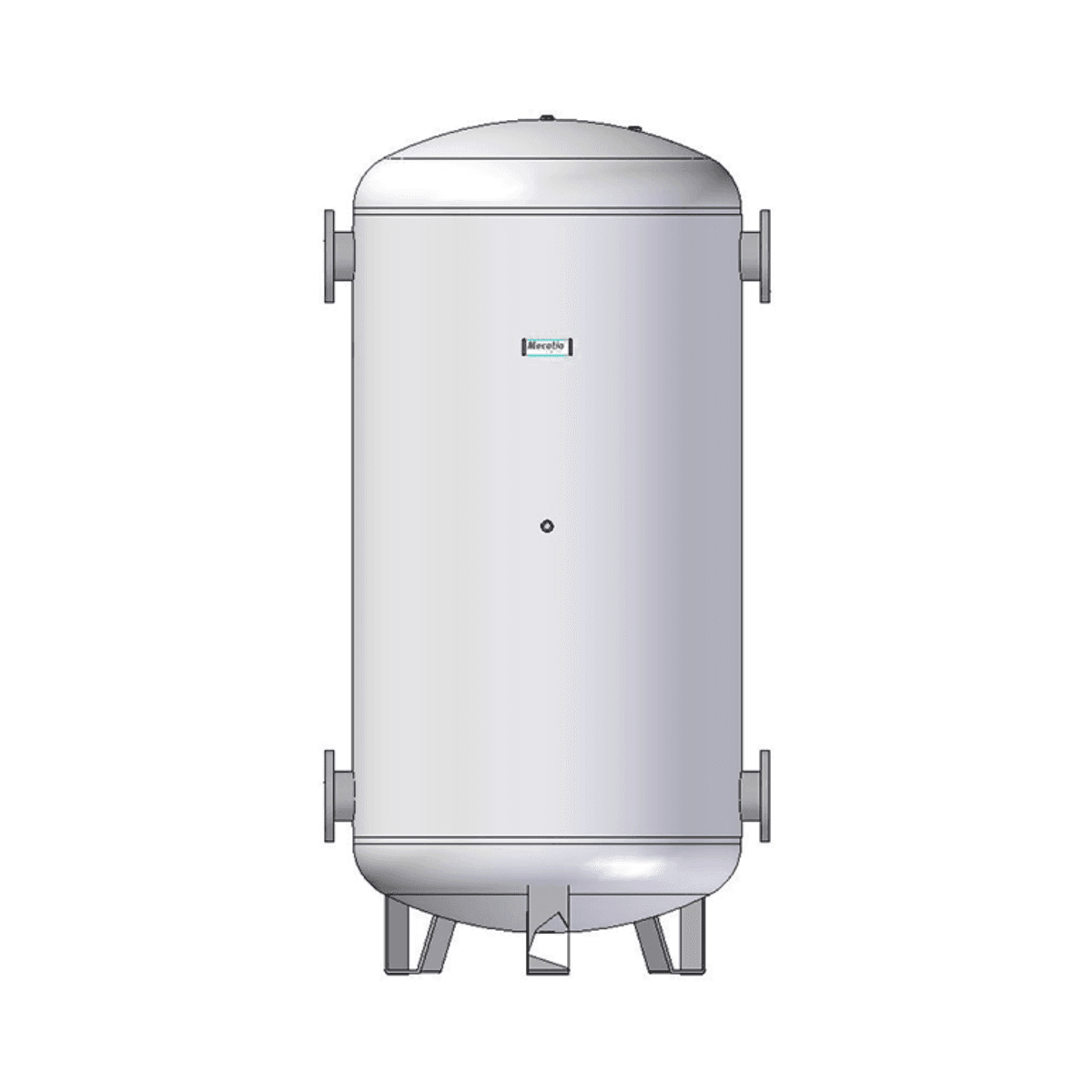 Depósito de inércia de aço inoxidável Mecalia DPI/DI de 100 litros com referência 02704 à marca MECALIA