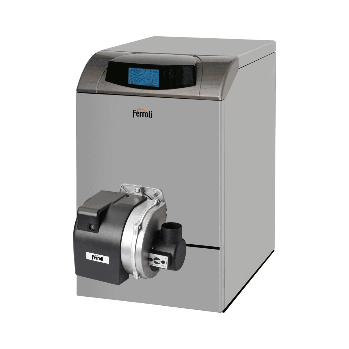 Grupo térmico a gasóleo de ferro fundido Ferroli ATLAS D LN 50 de 5 elementos com referência 382100502 à marca FERROLI