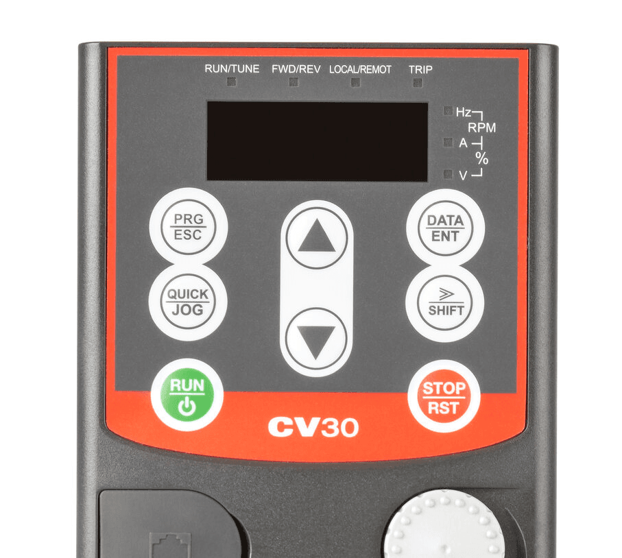 Variador de frequência monofásico de 0,75 kW CV30-008-S2 com referência 6B1BA000002 à marca SALICRU