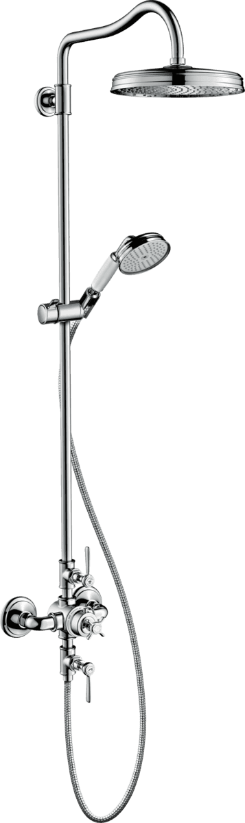 Conjunto de duche termostático 240 AXOR Montreux cromo com referência 16572000 da marca HANSGROHE
