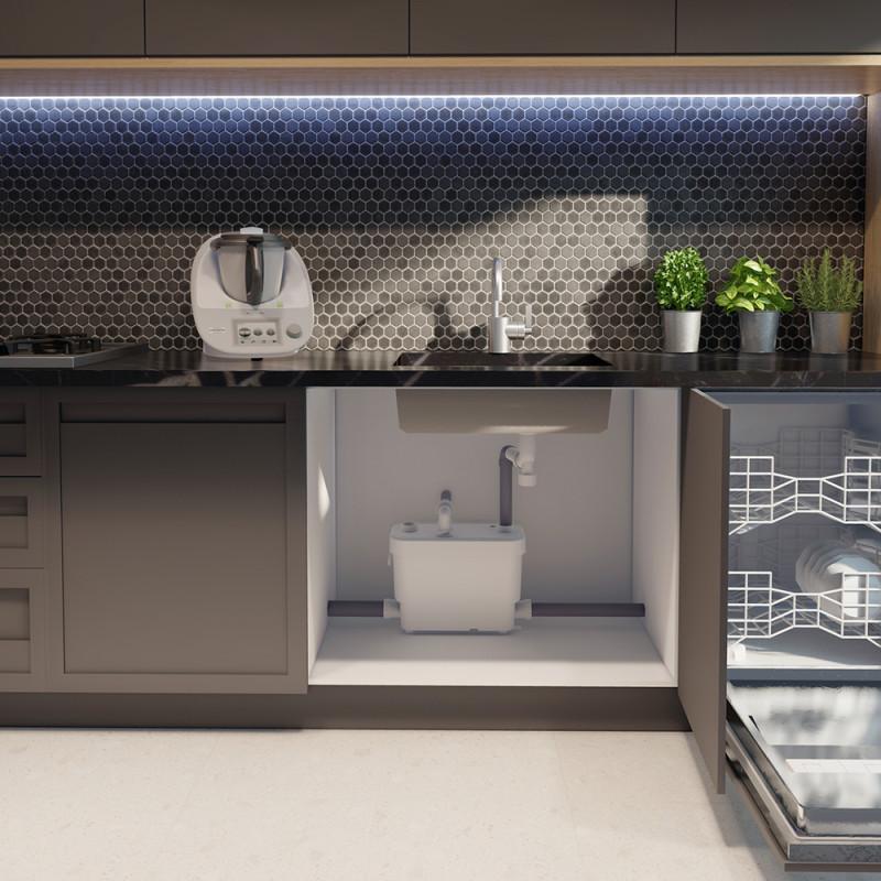 Bomba de evacuação SFA SANISPEED para uso intensivo em cozinhas e lavandarias com referência 0101300 à marca SFA SANITRIT