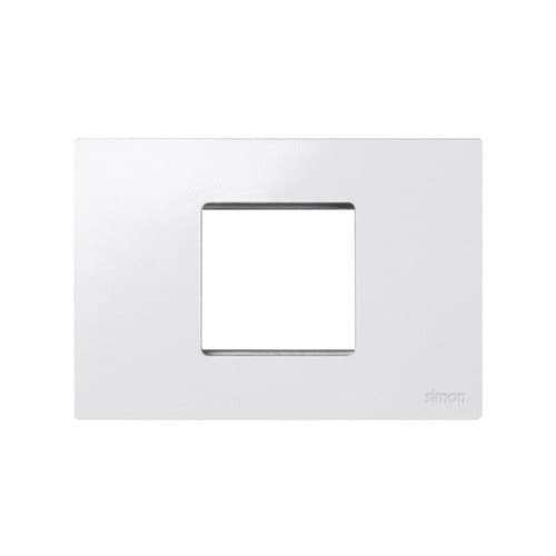 Frame of 2 half white elements with frame for American box Simon 27 Play with reference 2700612-030 from the brand SIMON