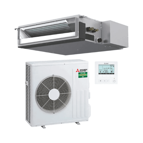 Ar-condicionado duto Mitsubishi Electric MSEZ-35VA 3,5 kW 12000 BTU com referência MSEZ-35VA à marca MITSUBISHI