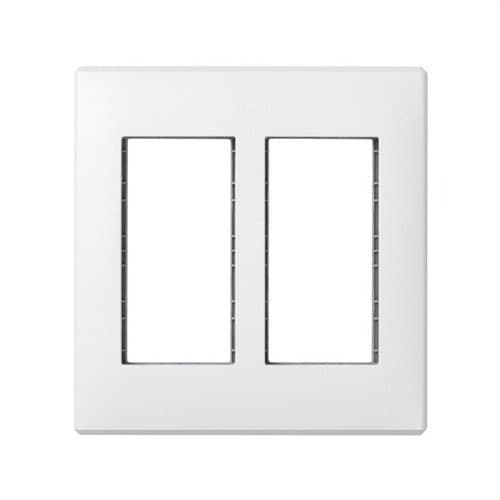 Recessed wall frame and bracket for 2 double elements white Simon 500 Cima with reference 51010102-030 from the brand SIMON