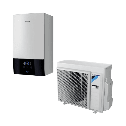 Conjunto aerotérmico mural Daikin Altherma 3 Bibloc 6 kW com referência EHBX08E6VERGA06EVH à marca DAIKIN
