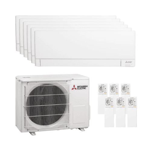 Ar-condicionado 6x1 com Wi-Fi Mitsubishi MSZ-AY 2,5 kW (4) + 3,5 kW (2) com referência MXZMSZAY-252525253535-122 à marca MITSUBISHI