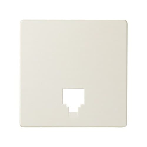 Plate for Telephone Jacks with RJ11 and RJ12 Connectors Ivory Simon 82 with reference 82062-61 from the brand SIMON