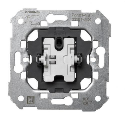 Interruptor unipolar com sistema de conexão rápida Simon 75 com referência 75101-39 à marca SIMON